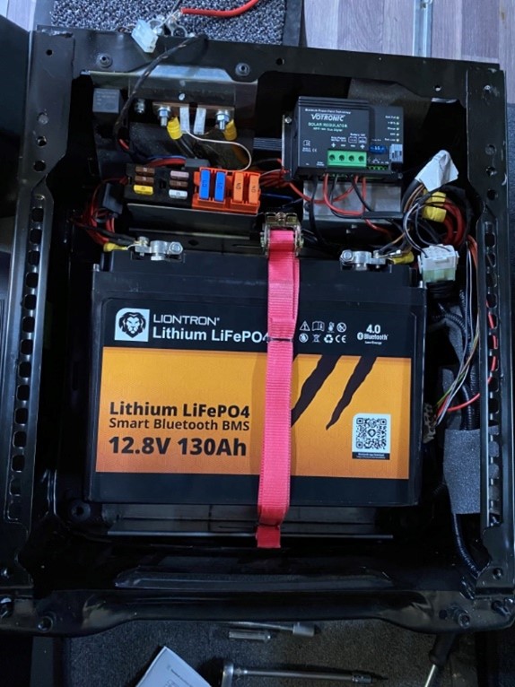 Der Einbau der Lithium Batterie im Camper